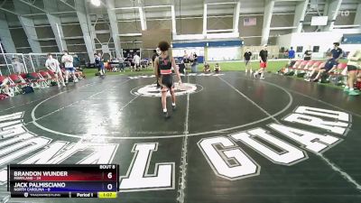 120 lbs Round 2 (8 Team) - Elijah Collick, Maryland vs Carson Giannotti, North Carolina