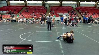 64 lbs Semis (4 Team) - Jackson Bish, Neighborhood vs Dominic Rocco, Donahue WA