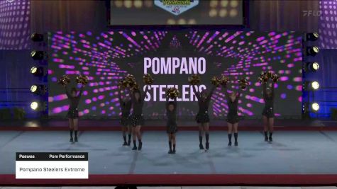 Pompano Steelers Extreme [2022 Peewee Pom Performance] 2022 Pop Warner National Cheer & Dance Championship