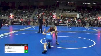 76 lbs Final - Marcus Abeyta, NM Gold vs Lincoln Robideau, PINnacle