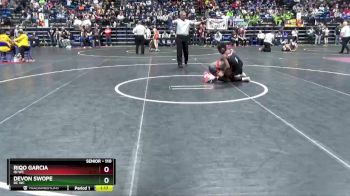 110 lbs Champ. Round 1 - Devon Swope, DC WC vs Riqo Garcia, ISI WC