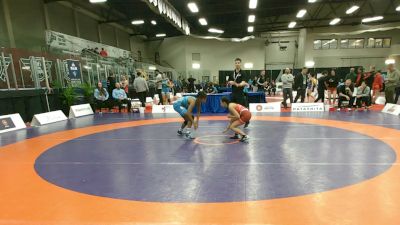 43kg Round 2 - Ella Inson, Ascendant Martial Arts vs Maya Naicker, Alberta Elite Women`s Wrestling Club