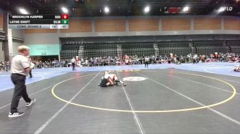 120 lbs Cons. Round 6 - Layne Swift, Kelso vs Brooklyn Harper, Oakdale