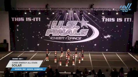 Cheer Energy All Stars - Solar [2023 L1 Tiny - Novice - Exhibition Day 1] 2023 The U.S. Finals: Myrtle Beach