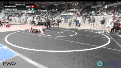 76 lbs Consi Of 8 #2 - Nelijah Davis, Black Fox Wrestling Club vs Hudson Hood, Collinsville Cardinal Youth Wrestling