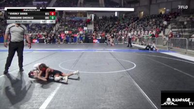 40 lbs Cons. Semi - Everly Sides, WTC vs Emmarie Orosco, Ulysses Wrestling Club