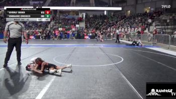 40 lbs Cons. Semi - Everly Sides, WTC vs Emmarie Orosco, Ulysses Wrestling Club