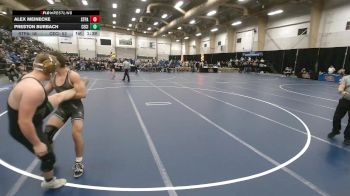 190 lbs Quarterfinals (8 Team) - Preston Burbach, Central City vs Alex Meinecke, St. Paul