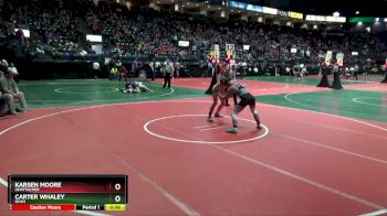 165 lbs Cons. Round 5 - Karsen Moore, Unattached vs Carter Whaley, OCW1