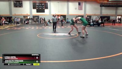 170 lbs Semifinal - Lydia Hefel, Dubuque Hempstead vs Joscelyn Stricker, Cedar Rapids Kennedy