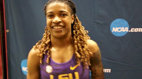 Aleia Hobbs After LSU Sweeps 60 Prelim