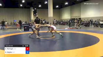 57 kg Consolation - Colby McHugh, Unattached vs Austin Kegley, Eastern Iowa Wrestling Club