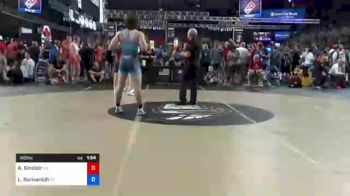160 lbs Round Of 16 - Aeoden Sinclair, Wisconsin vs Liam Scrivanich, Pennsylvania