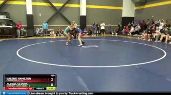 130 lbs Round 1 (4 Team) - Alekxa Olvera, Nebraska Vipers Green vs Valerie Hamilton, Chasing Titles