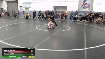 58 lbs Round 2 - Rex Morgan, Bethel Freestyle Wrestling Club vs Makai Garo, Avalanche Wrestling Association