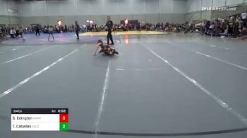 64 lbs Consolation - Sanchir Edington, Warrior Wrestling Club vs Thales Caballes, Golden Back