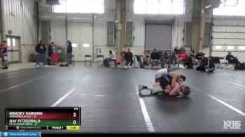 115 lbs Round 5 (6 Team) - Gradey Harding, Warhawks Black vs Ray Fitzgerald, PA Alliance White