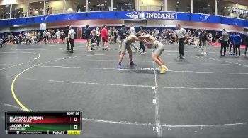 133 lbs Cons. Round 4 - Jacob Ohl, Unattached vs Blayson Jordan, WVU Tech (W.Va.)