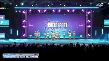 Cheer Florida All Stars - Sea Warriors [2026 L6 Limited - XSmall Day 1] 2026 CHEERSPORT National All Star Cheerleading Championship