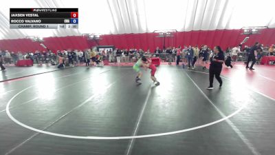 100 lbs Champ. Round 1 - Jaxsen Vestal vs Rocco Valvano, Cardani Wrestling Academy