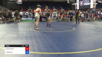 106 lbs Cons 32 #2 - Carter Schmidt, Montana vs Jacob Fetrow, Pennsylvania