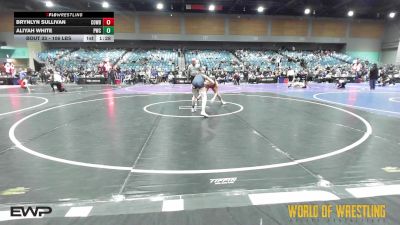 106 lbs Quarterfinal - Brynlyn Sullivan, Cowboy Wrestling Club vs Aliyah White, Petaluma WC