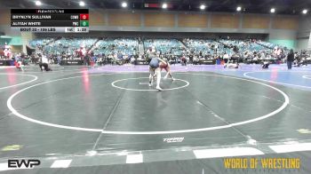 106 lbs Quarterfinal - Brynlyn Sullivan, Cowboy Wrestling Club vs Aliyah White, Petaluma WC
