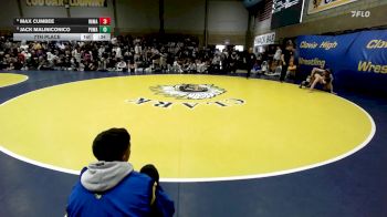 135 lbs 7th Place - Max Cumbee, Immaculate Conception (IL) vs Jack Maliniconico, Poway