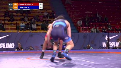 74 kg Quarterfinal - Joey Lavallee, USA vs Younes Emami, IRI