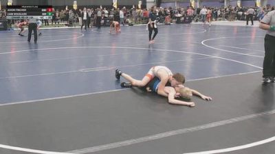 106 lbs Champ. Rd Of 128 - Jaxon Fincher, BullTrained Wrestling vs Liam Douglass, Basement Brawlers