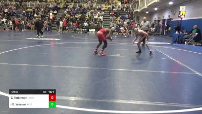 121 lbs R-16 - Chazz Robinson, Homewood Flossmoor-IL vs Braiden Weaver, Altoona