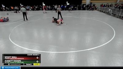 138 lbs Champ. Round 2 - Everett Knospe, Victory School Of Wrestling vs Wyatt Wall, Pursuit Wrestling Minnesota