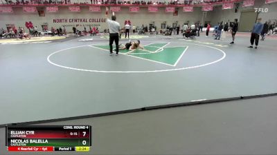 149 lbs Cons. Round 4 - Nicolas Balella, Castleton vs Elijah Cyr, Castleton