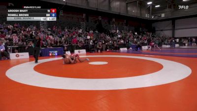 60kg Cons. Round 6 - Aroosh Bhatt, The ROC vs Romell Brown, Edmonton Wrestling Club