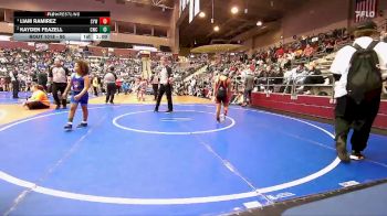 95 lbs Round 1 - Liam Ramirez, Cyclone Youth Wrestling vs Kayden Feazell, Conway Wrestling Club