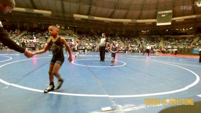 52 lbs Round Of 32 - Tatum Riksen, Randall Youth Wrestling Club vs Ryland Ferguson, Fulton Hornets