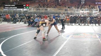 170 lbs 3rd Place Match - Brooke Arbic, Niceville vs RILEY LANCASTER, Admiral Farragut Academy