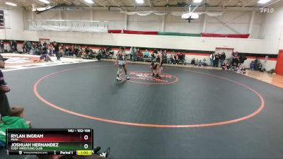 102-106 lbs Semifinal - Joshuah Hernandez, Cody Wrestling Club vs Rylan Ingram, Peak