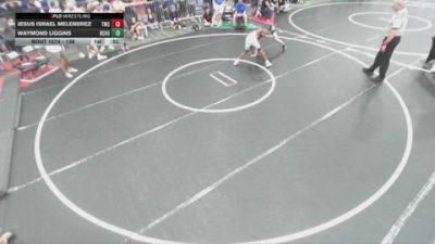 138 lbs Cons. Round 6 - Waymond Liggins, Rancho Cucamonga High School vs Jesus Israel Melendrez, Threshold Wrestling Club