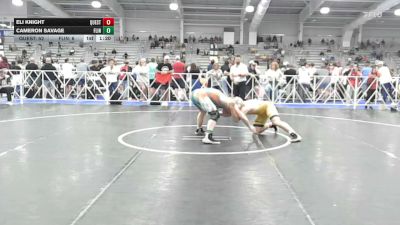 195 lbs Round Of 32 - Eli Knight, Quest School Of Wrestling Black - HSB vs Cameron Savage, Flint Tropics - HSB