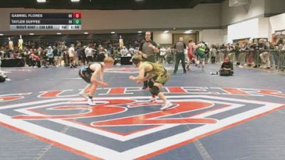 138 lbs Consi Of 128 #2 - Gabriel Flores, ND vs Tayler Duffee, OH