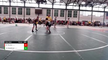 97-105 lbs Cons. Semi - Dominic Goodman, Southern Illinois Bulldogs WC vs Mason Porten, Crystal Lake Wizards