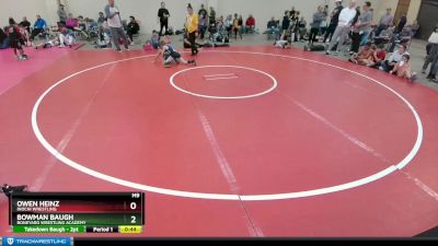 61-62 lbs Round 2 - Bowman Baugh, Boneyard Wrestling Academy vs Owen Heinz, Inochi Wrestling