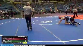 115 lbs 3rd Place Match - Lilly Kepler, Gardner-Edgerton vs Molly Busenitz, Tecumseh-Shawnee Heights