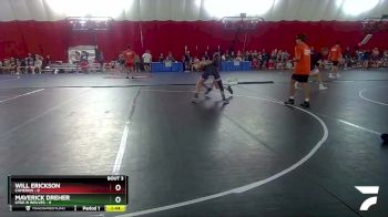 113 lbs Round 2 (4 Team) - Maverick Dreher, LPGE-B Wolves vs Will Erickson, Cameron