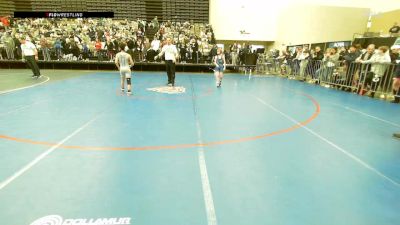 82-J lbs Round Of 16 - Robert Hough, Dynamic Wrestling vs Jonathan Quesada, Fisheye