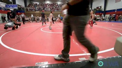 67 lbs Semifinal - Turk Hockett, Caney Valley Wrestling vs Hudson Hood, Collinsville Cardinal Youth Wrestling