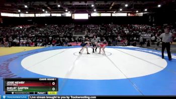 G 132 lbs Champ. Round 1 - Josie Newby, Grace Girls vs Shelby Garten, Timberlake Girls
