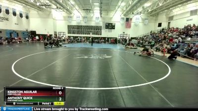 152-154 lbs Round 3 - Kingston Aguilar, Fort Collins vs Anthony Quick, Cheyenne East