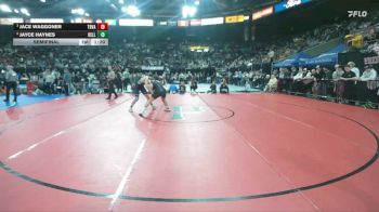 3A 150 lbs Semifinal - Jace Waggoner, Tri-Valley vs Jayce Haynes, Kellogg